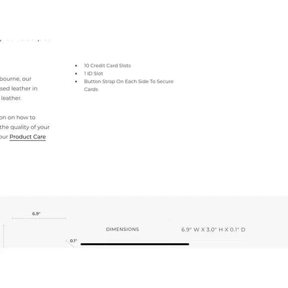 Brahmin Croc-Embossed Wallet in Burgundy and Beige - Picture 6 of 6